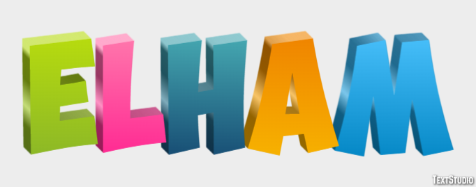Elham Text Effect