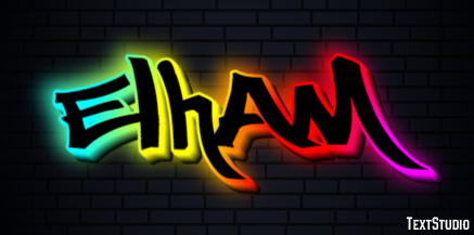 Elham Efecto de texto