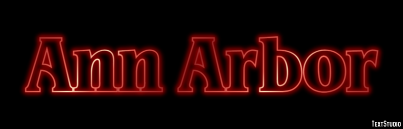 Ann Arbor テキスト効果