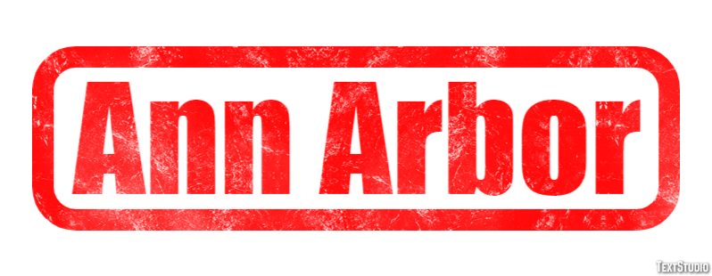 Ann Arbor Текстовый эффект