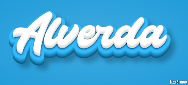 Alverda Text effect