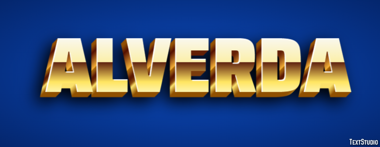 Alverda Text effect