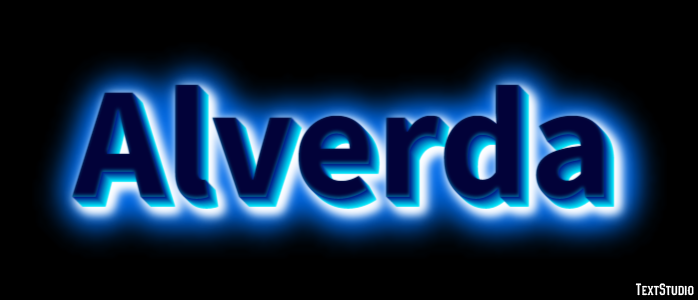 Alverda Text effect