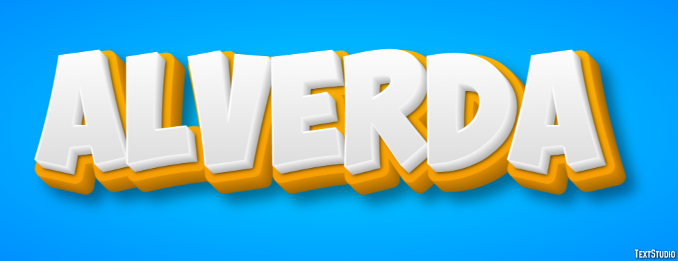 Alverda Text effect