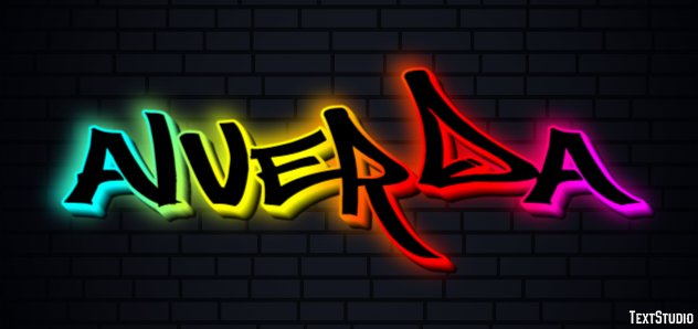 Alverda Text effect
