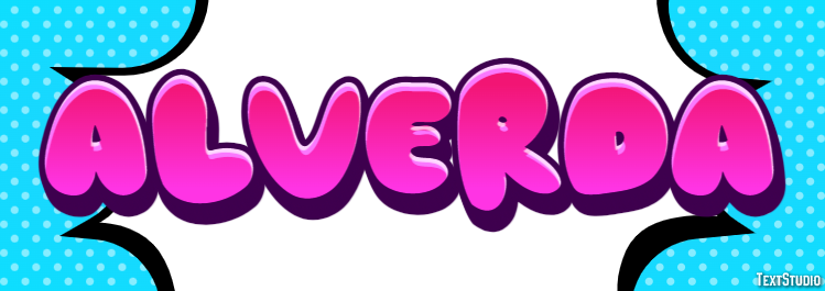 Alverda Text effect