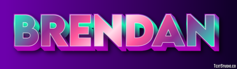 Brendan Texteffekt