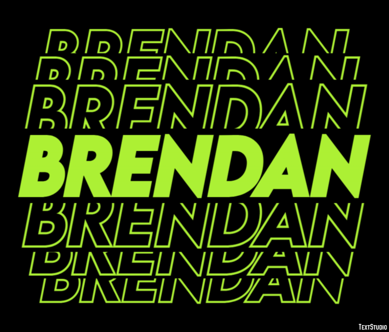 Brendan Text Effect