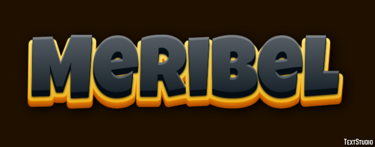 Meribel テキスト効果