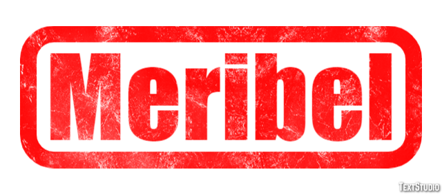 Meribel Efekt tekstowy