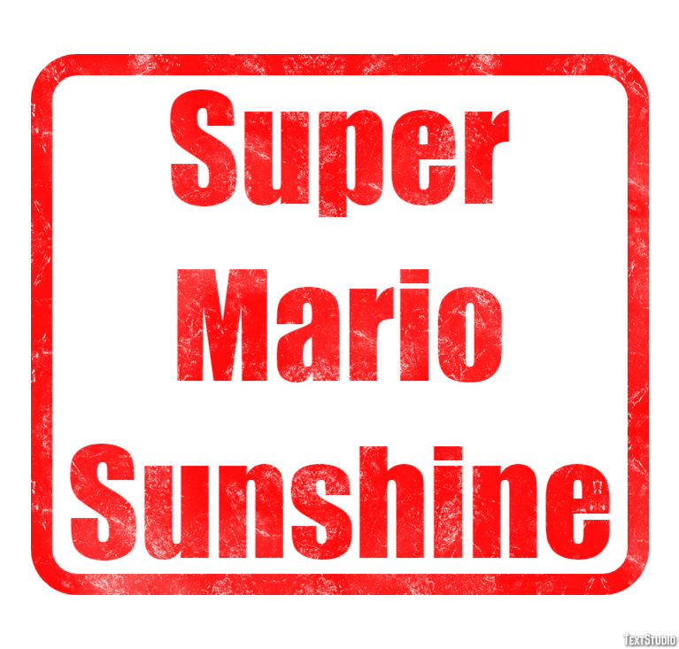 Super Mario Sunshine Metin Efekti