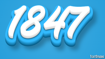 1847 Text Effect