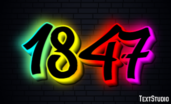 1847 Text Effect