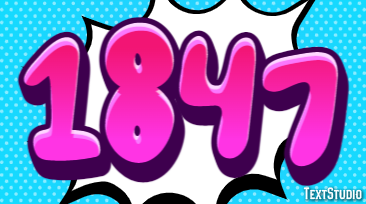 1847 Text Effect