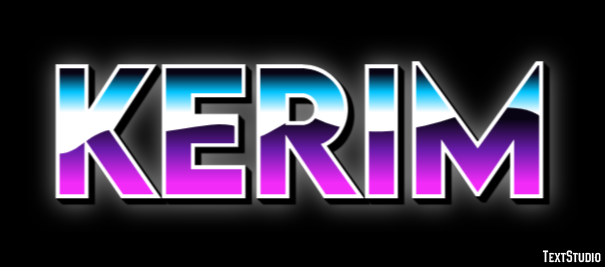 Kerim Texteffekt
