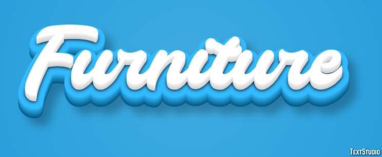 Furniture Text Effect