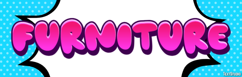 Furniture Text effect