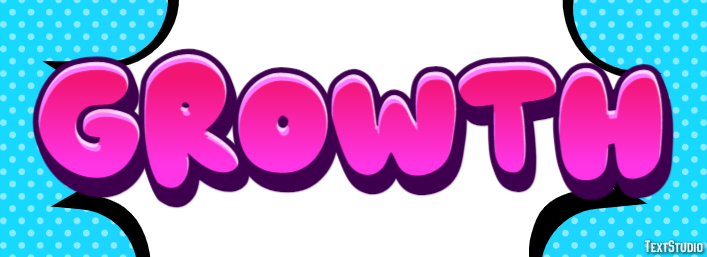 Growth Text effect