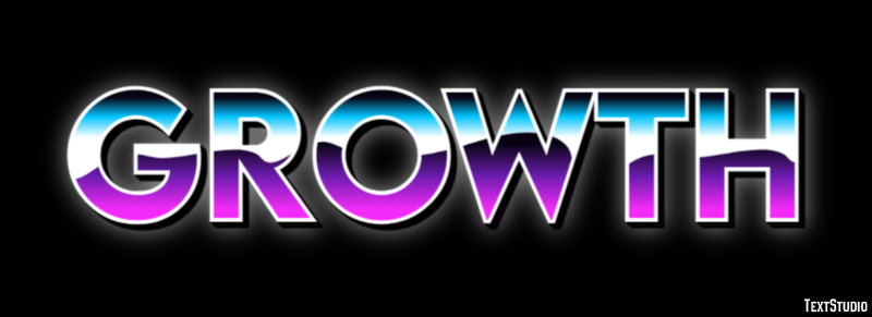 Growth Эффект текста