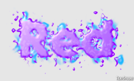 Red Text Effect