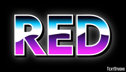 Red Text Effect