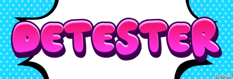 Détester Text Effect