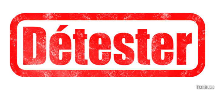 Détester Text Effect