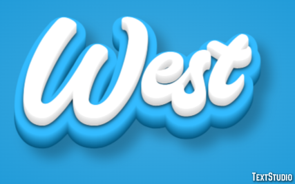 West Text Effect
