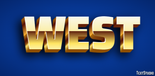 West Эффект текста