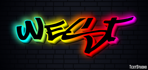 West Text Effect