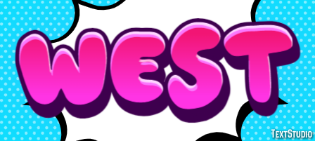 West Эффект текста