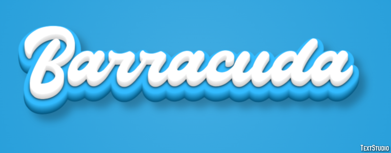 Barracuda Efecto de Texto