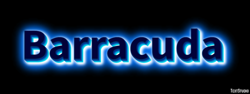 Barracuda Efekt tekstowy