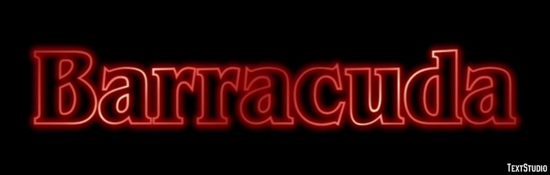 Barracuda Efekt tekstowy