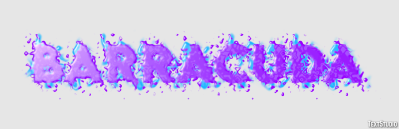 Barracuda Efecto de Texto