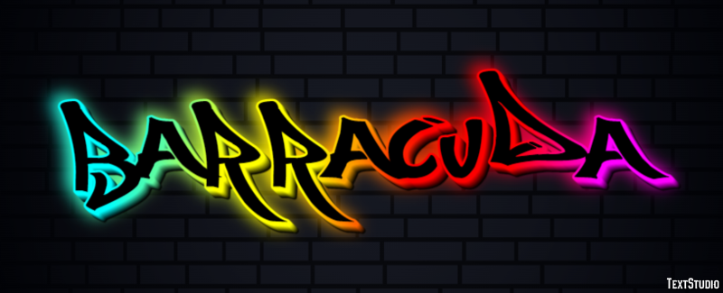 Barracuda Efecto de Texto