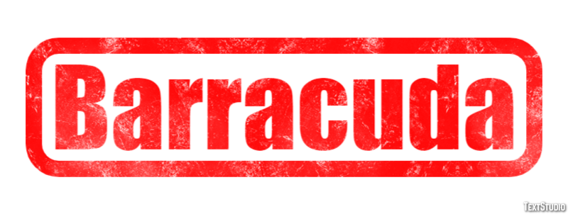 Barracuda Efecto de Texto