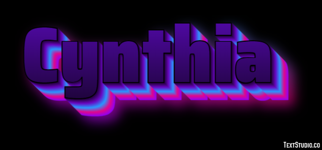 Cynthia Text Effect