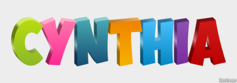 Cynthia Text Effect