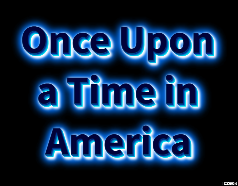 Once Upon a Time in America Text Effect