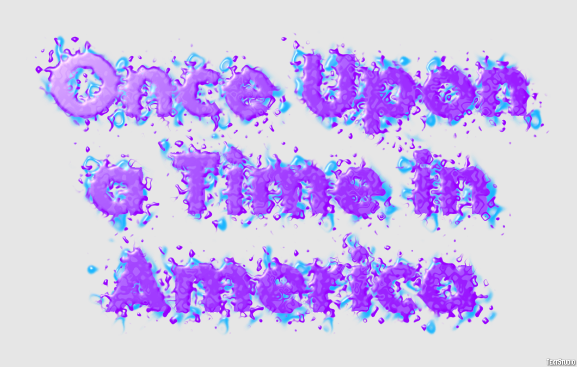 Once Upon a Time in America Text effect