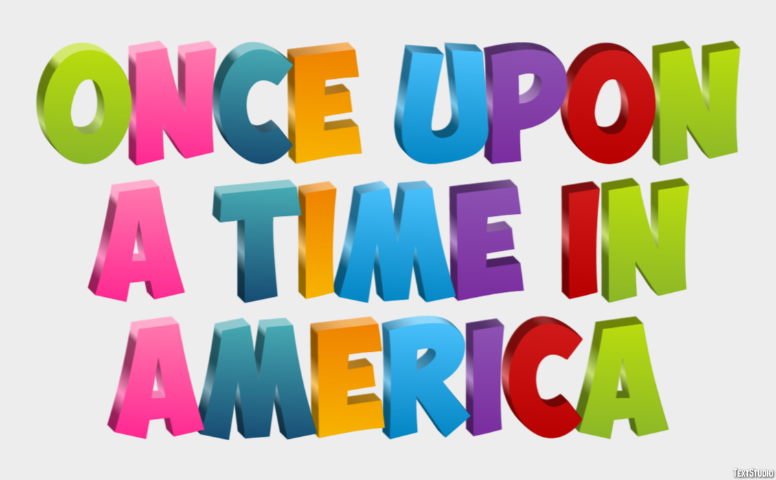 Once Upon a Time in America Text Effect