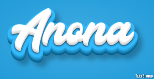 Anona Text Effect