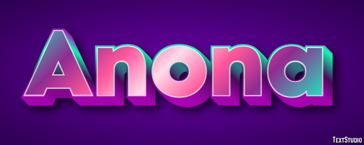 Anona Text Effect