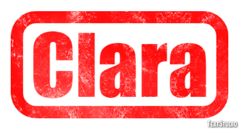 Clara Efekt tekstowy