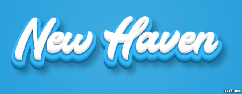 New Haven Texteffekt
