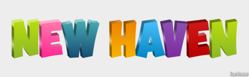 New Haven Text Effect