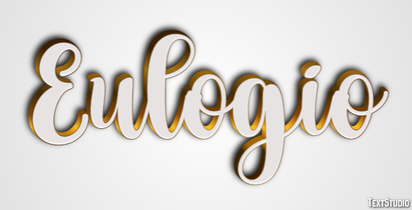 Eulogio Efecto de Texto