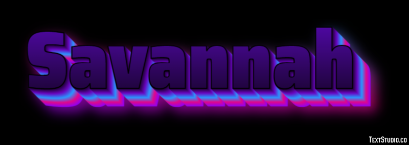 Savannah Efekt tekstowy