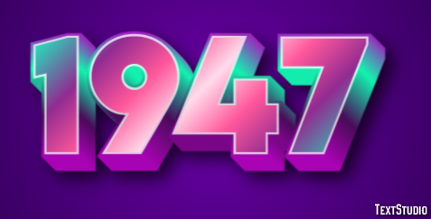 1947 Texteffekt